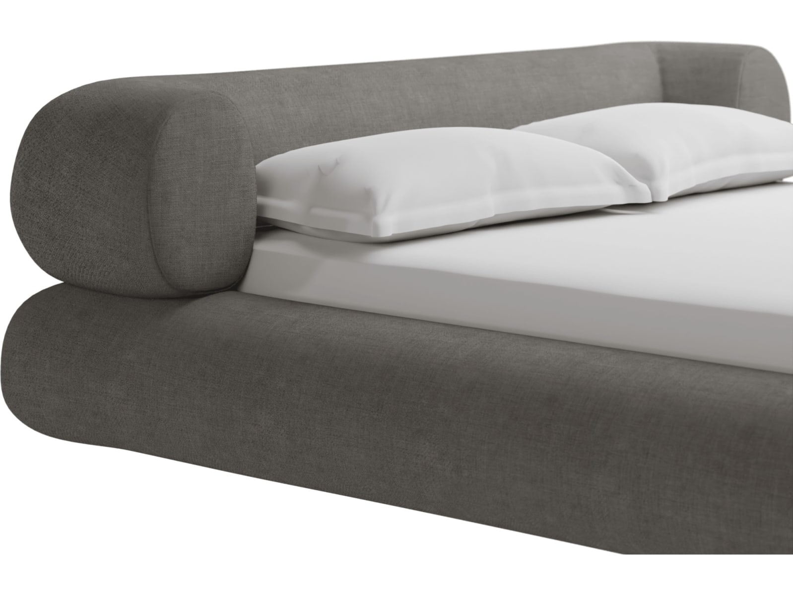 Frankie Bed Isla Soft Grey color Isla Soft Grey