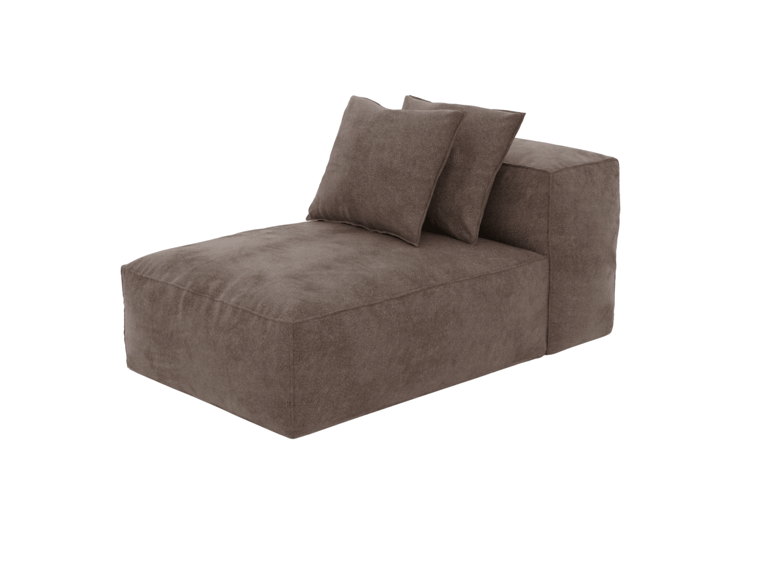 Riley Muse Mink Module Chaise color Muse Mink