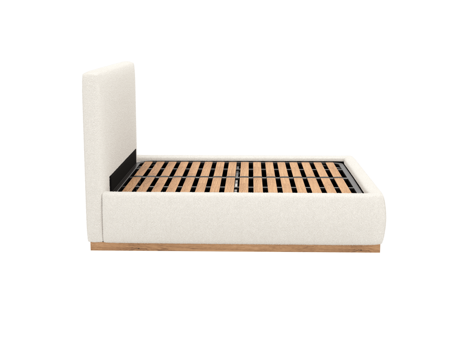Haven Gas Lift Bed Boucle Ivory Double color Boucle Ivory