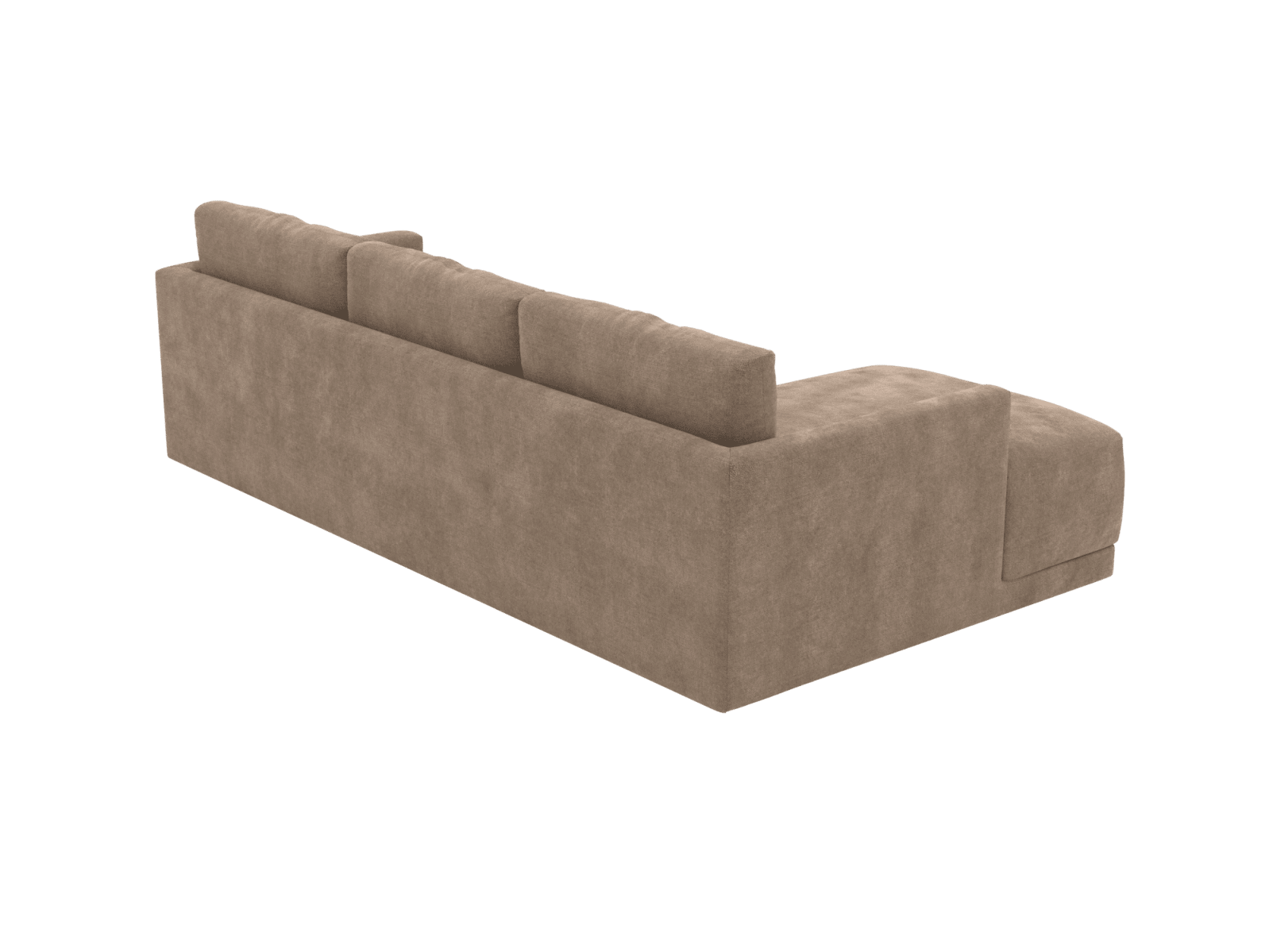 Haven Tribute Walnut 3 Seater Chaise Sofa color Tribute Walnut