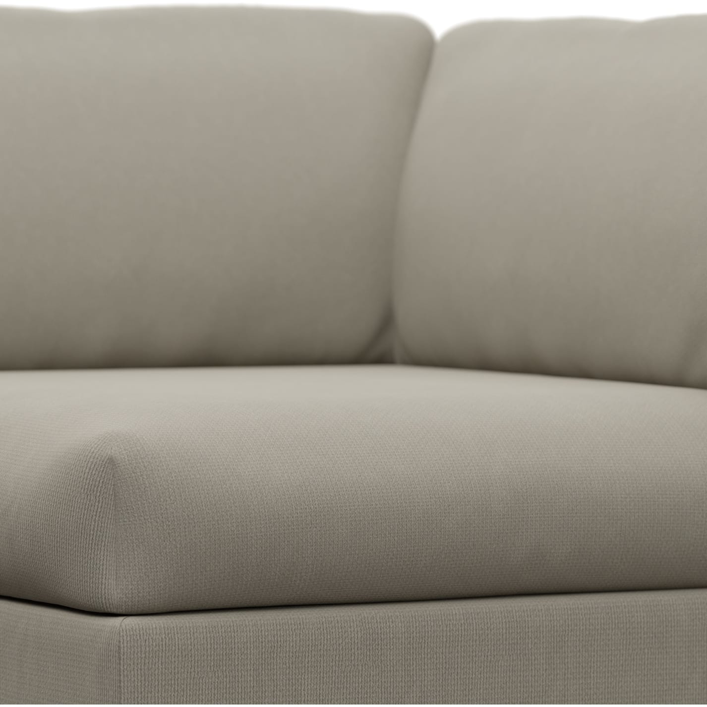 Finley Plaza Natural Corner Sofa Chair Module color Plaza Natural