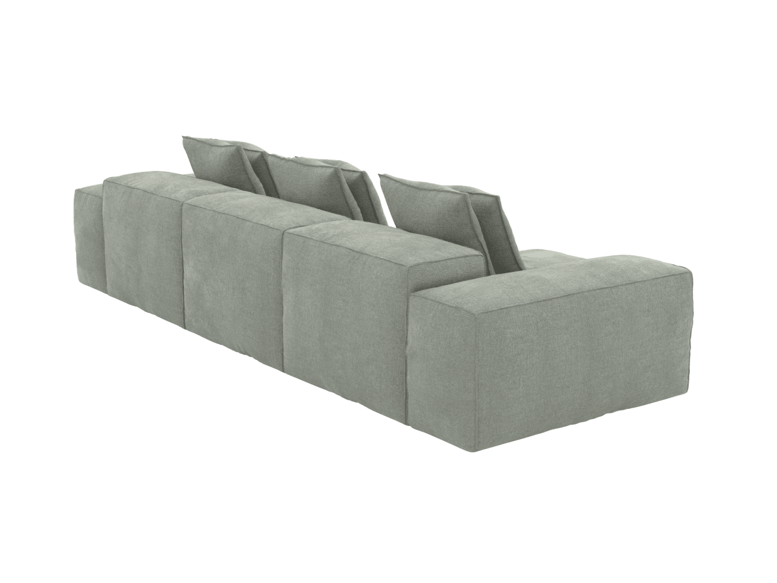 Riley Avon Sage Modular Chaise Sofa - 3 Seater color Avon Sage