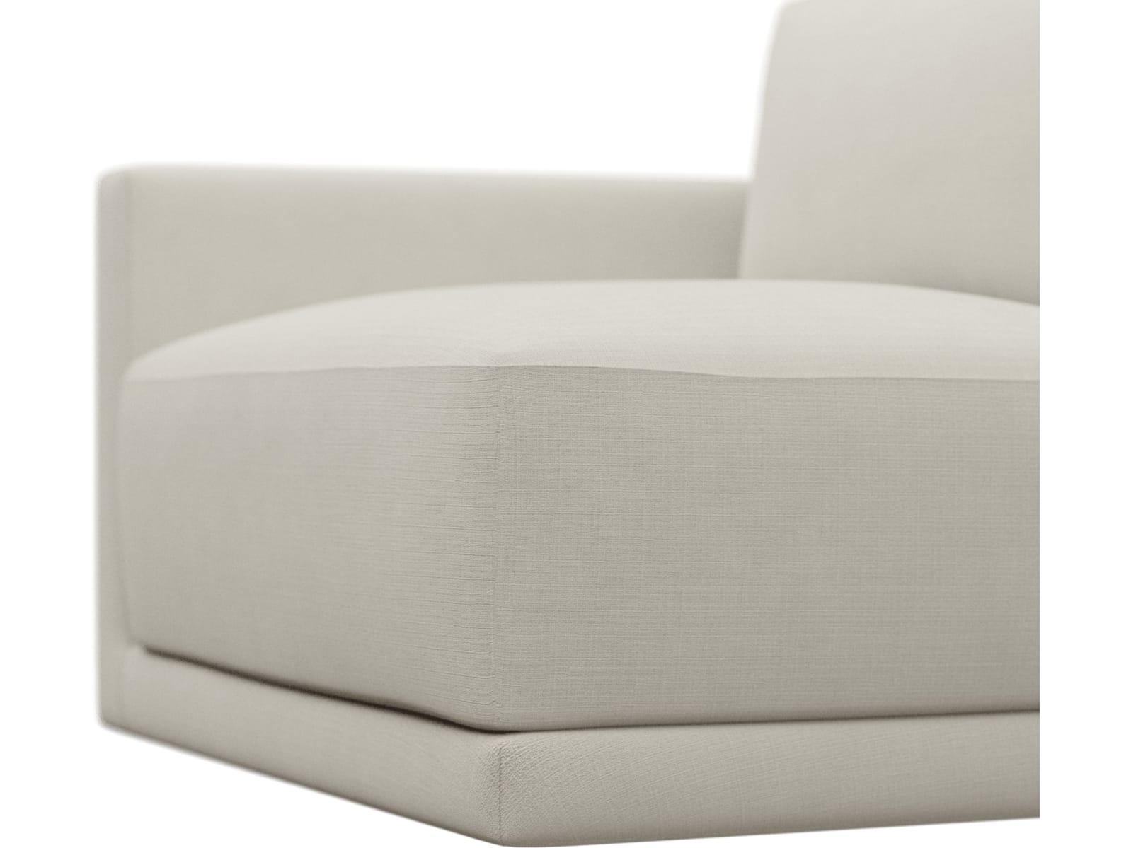 Haven Toorak Pearl Left Arm Facing Chair Sofa Module color Toorak Pearl