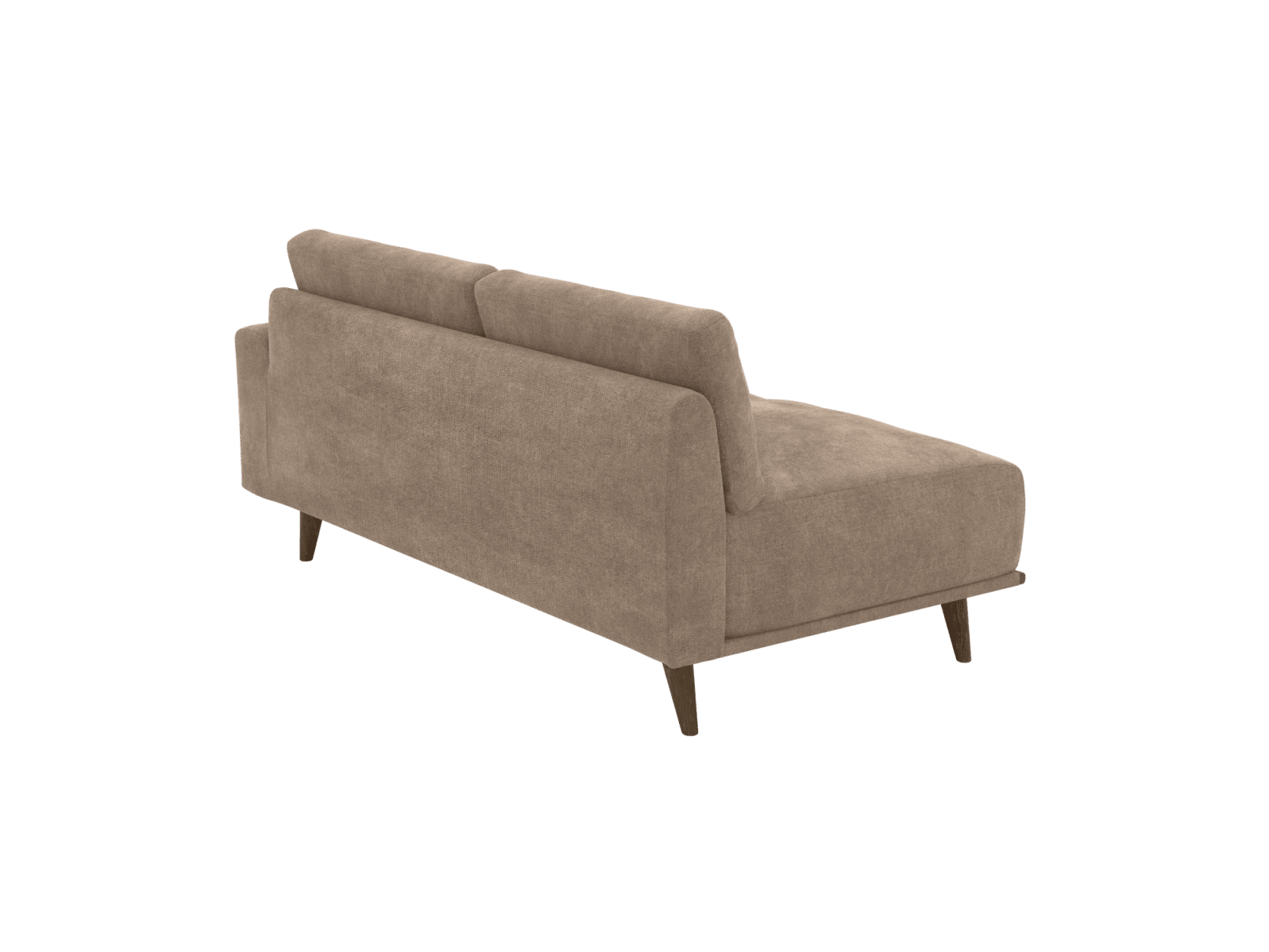 Dane Tribute Walnut 2 Seat Right Facing Sofa Module color Tribute Walnut