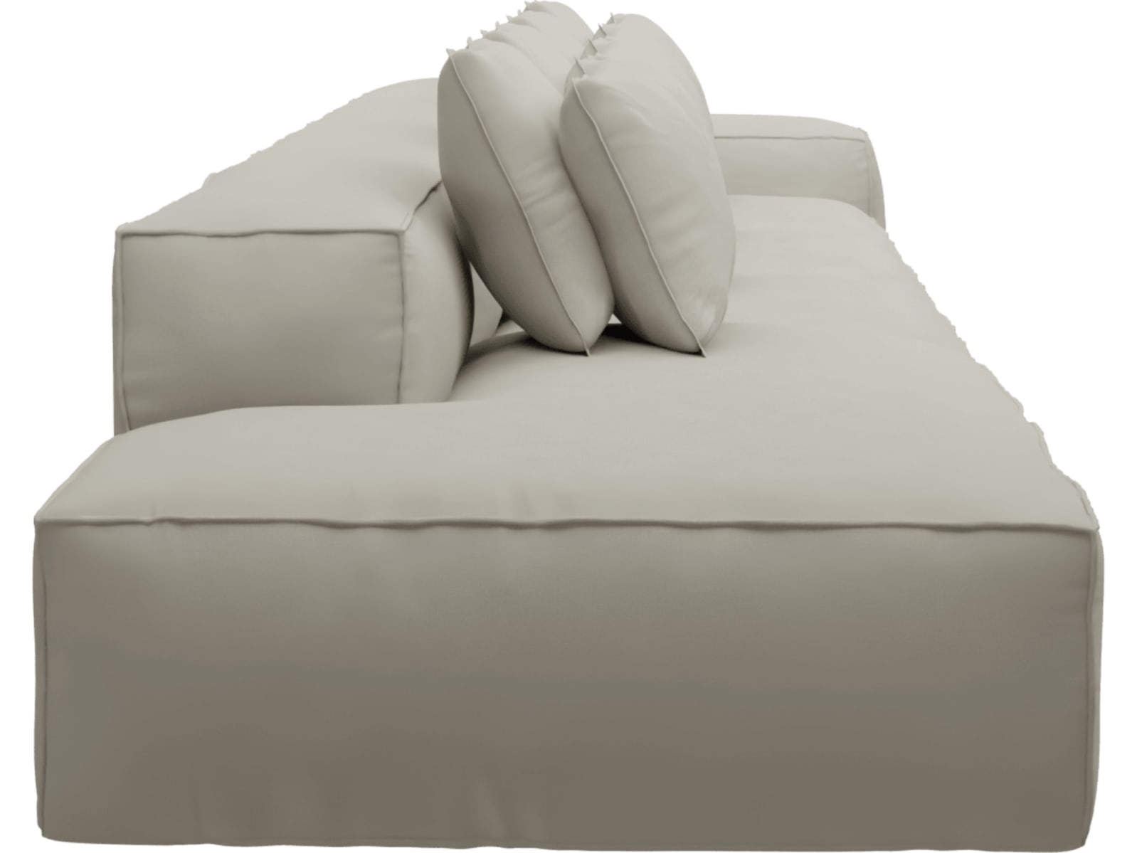 Riley California Ivory Modular Sofa - 1x Arm, 3x Armless, 1x Left Terminal color California Ivory