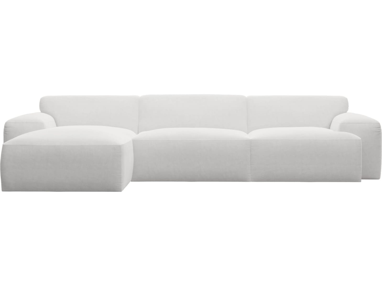 Copenhagen Muse Frost Chaise Sofa - 3 Seater color Muse Frost