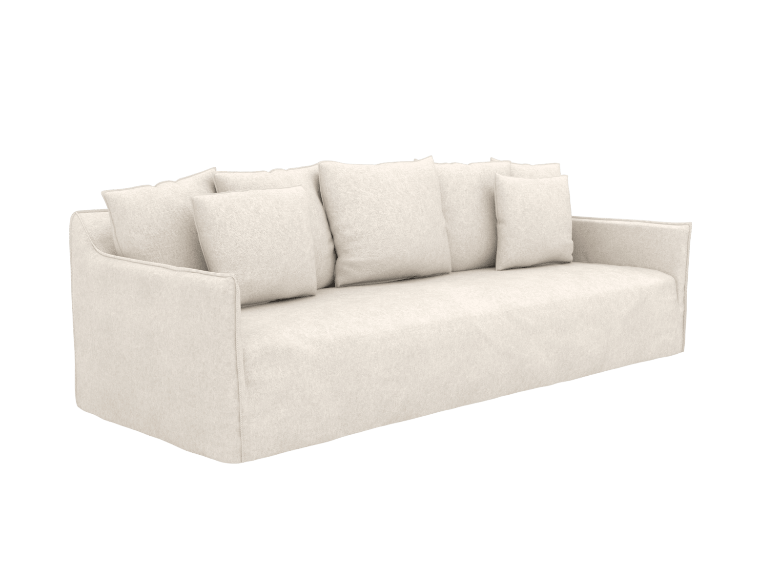 Como Tribute Ice Sofa -  3.5 Seater color Tribute Ice