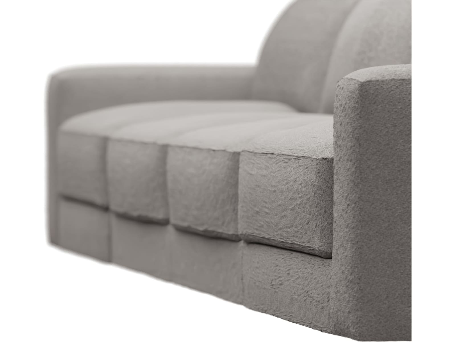 Monica Boucle Pumice Sofa - 4 Seater color Boucle Pumice