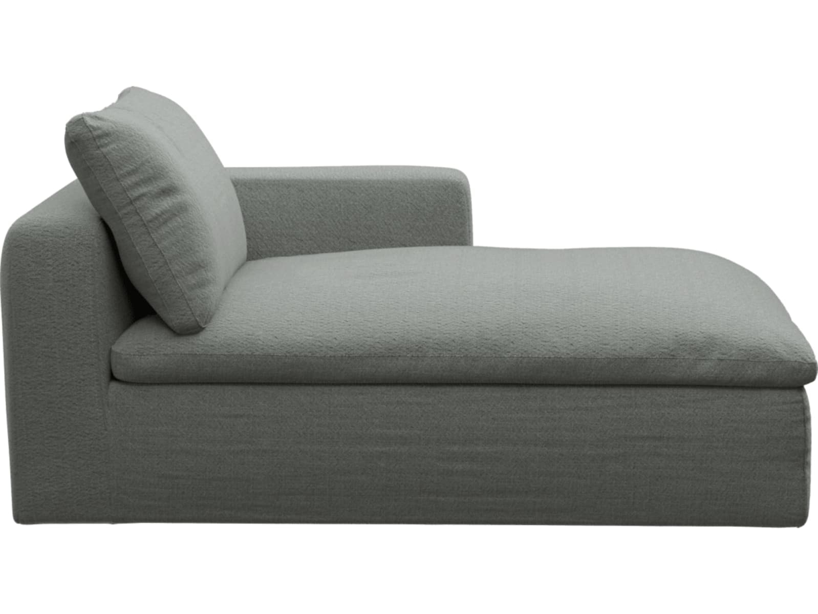 Cloud Deep Chaise Right Module Tribute Storm color Tribute Storm