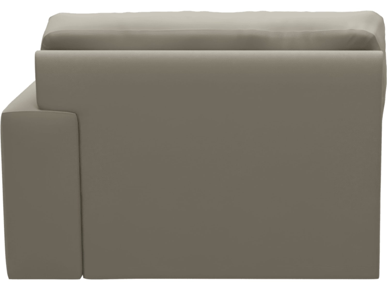 Monica Plaza Natural Right Arm Facing Chair Module color Plaza Natural