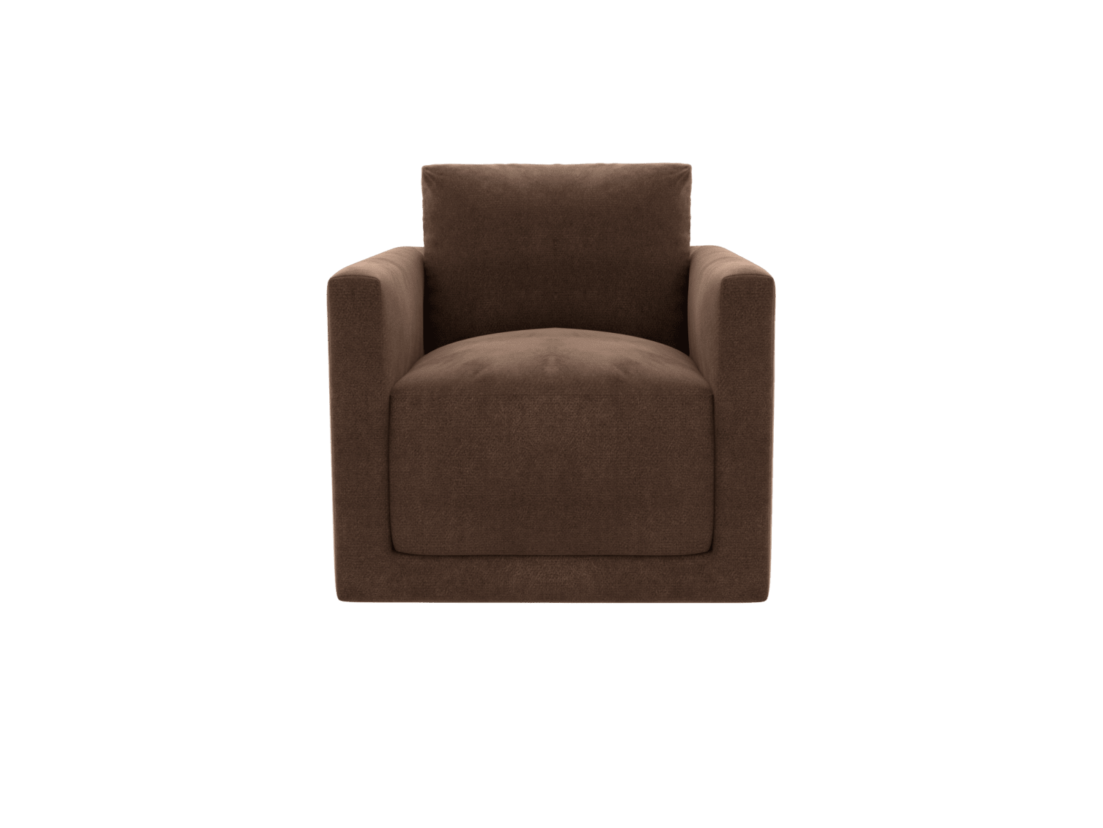 Haven Muse Chocolate Swivel Chair color Muse Chocolate