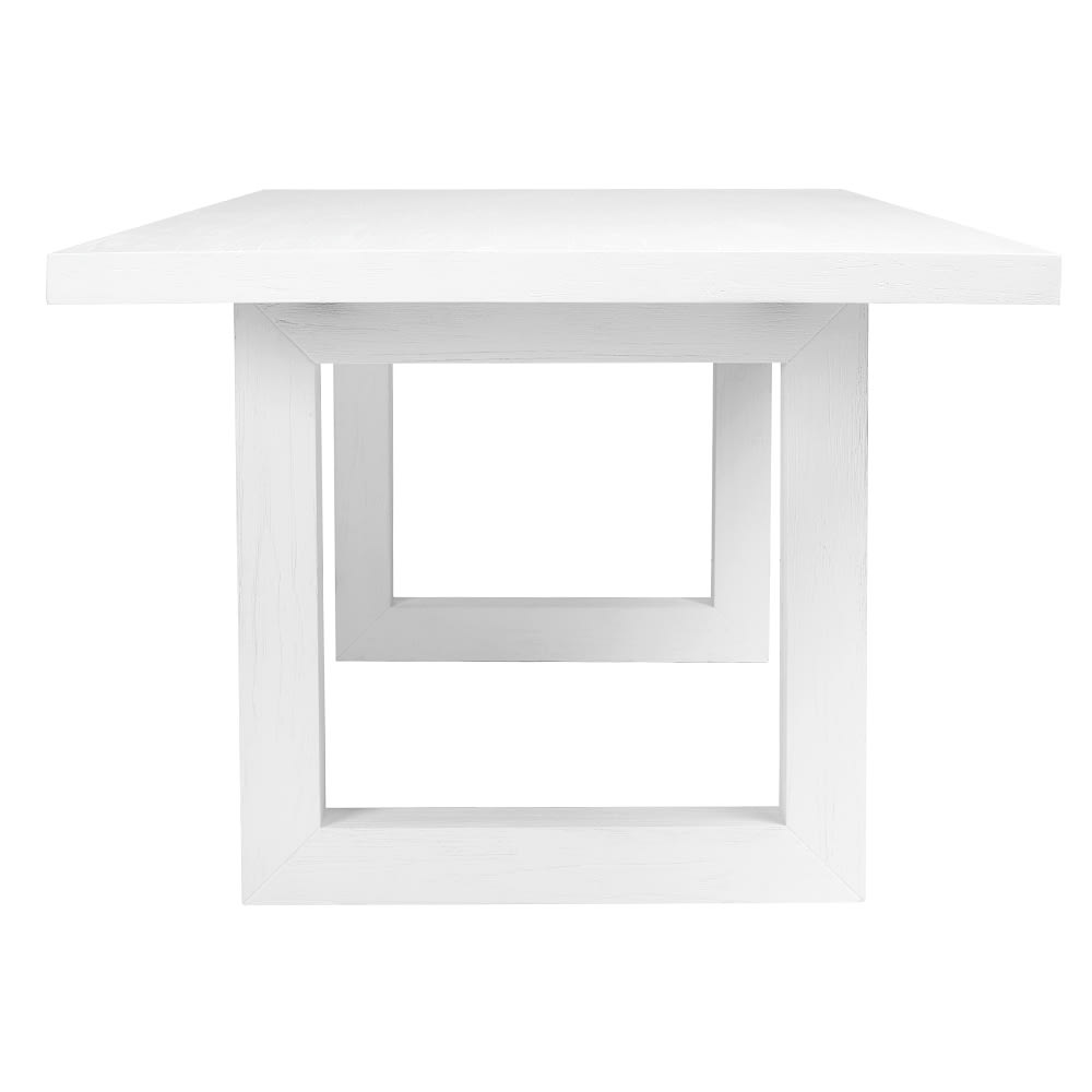 Balmain Dining Table White color White