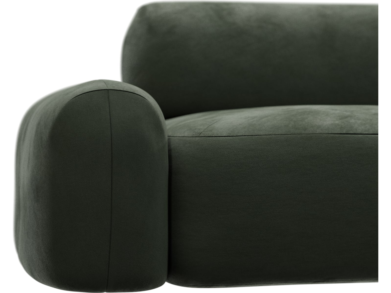 Beckett Muse Forest Modular Sofa - 3 Seater color Muse Forest
