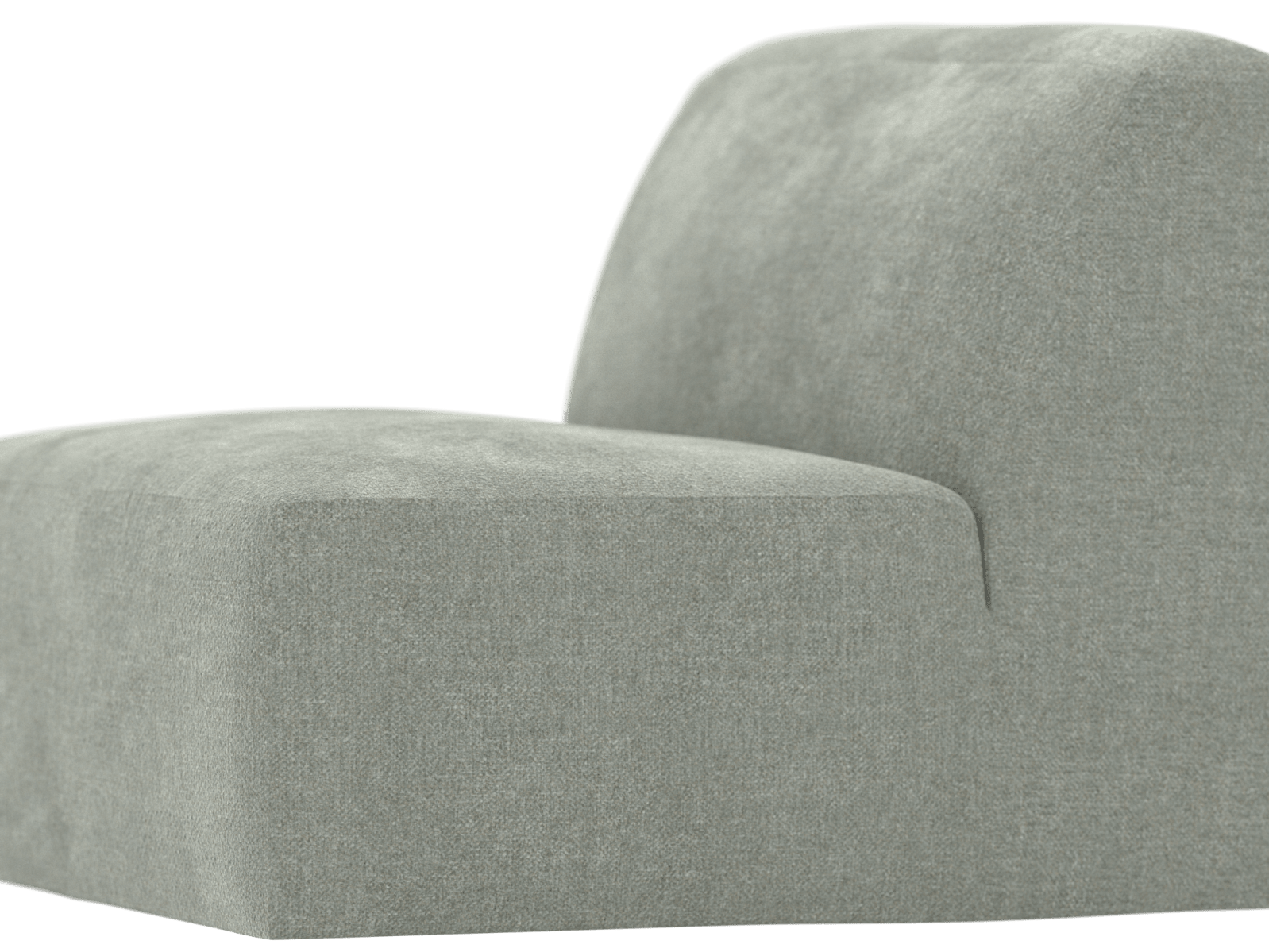 Copenhagen Avon Sage Armless Chair Sofa Module color Avon Sage