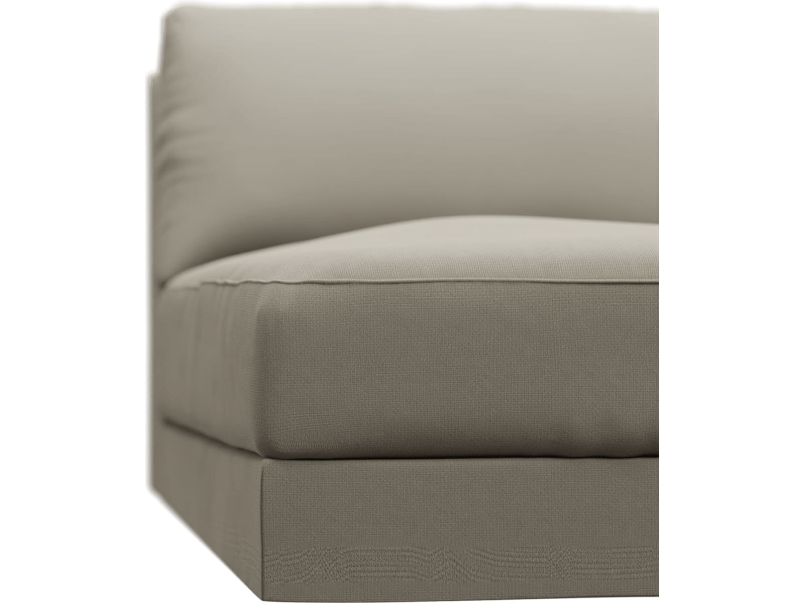 Monica Plaza Natural Right Arm Facing Chaise Module color Plaza Natural