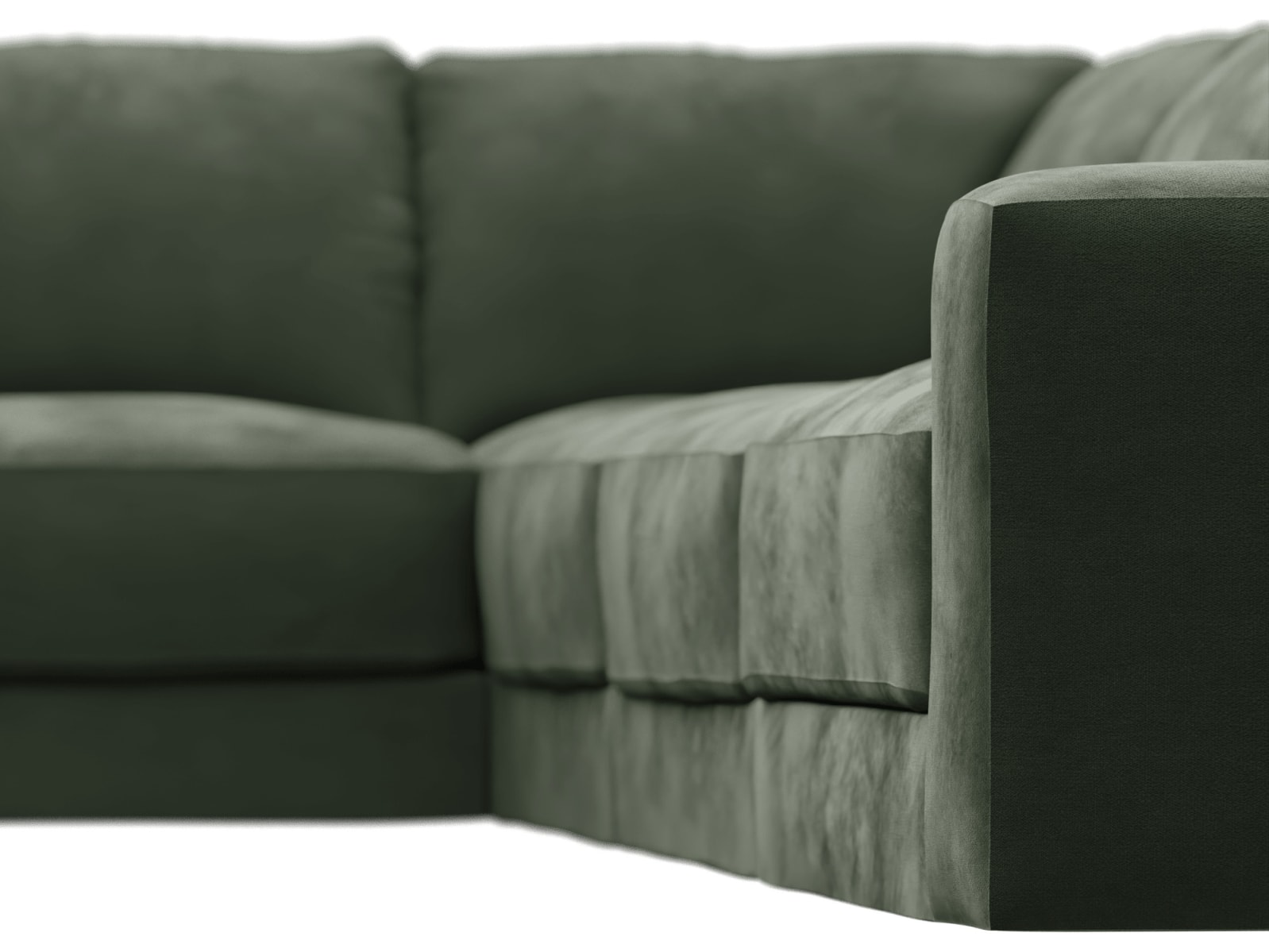 Monica Muse Forest Sofa - 6 Seater LAF Terminal color Muse Forest
