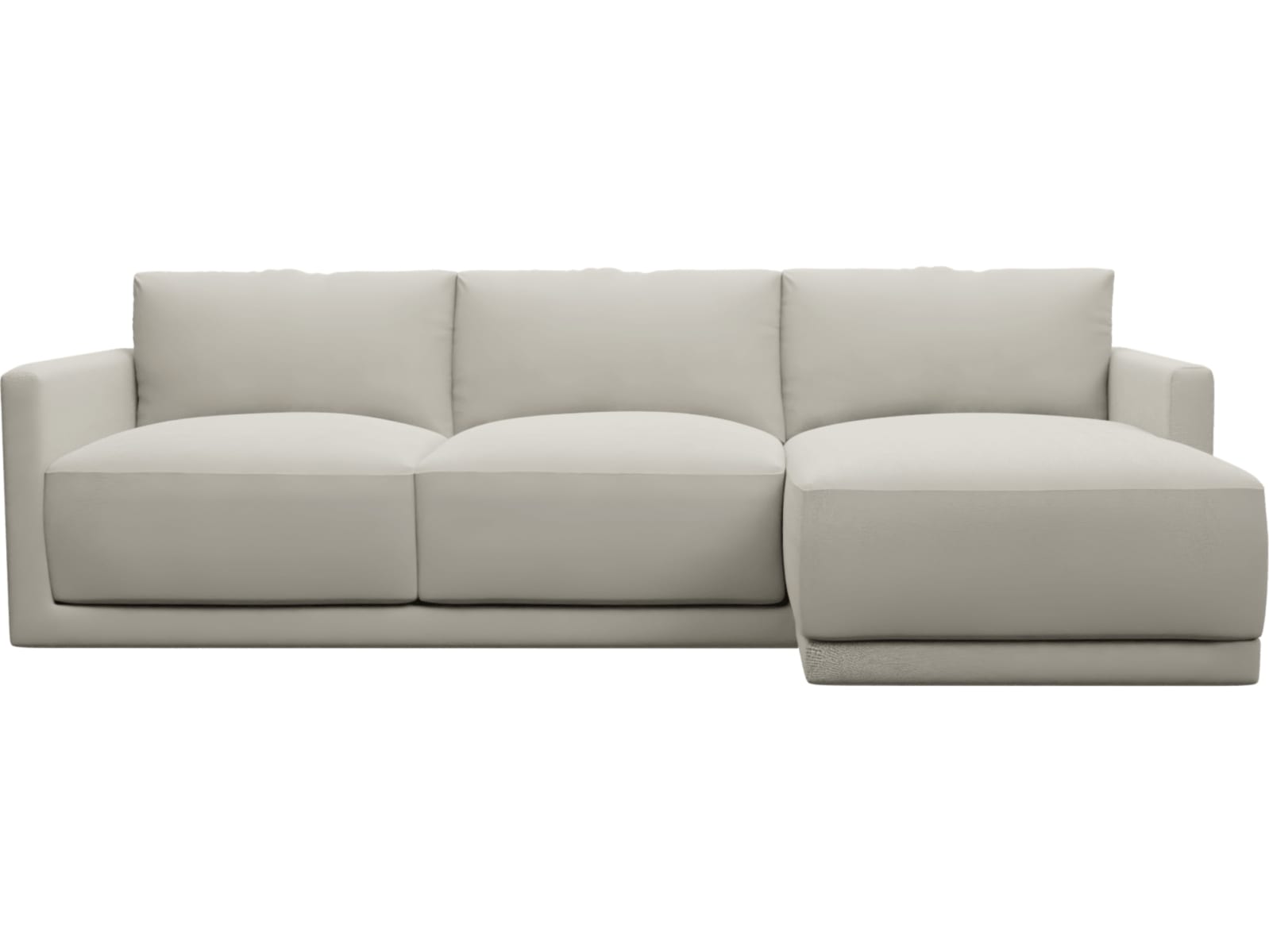 Haven Noa Desert Chaise Sofa - 3 Seater color Noa Desert