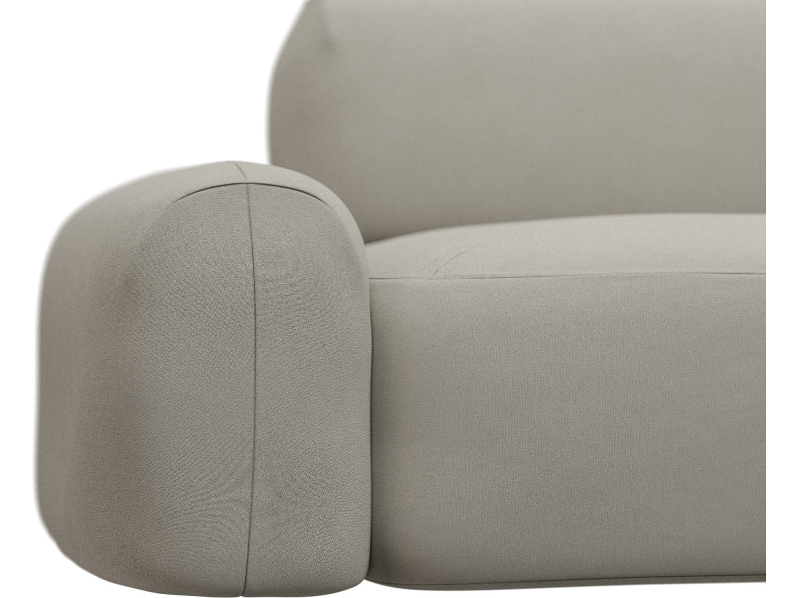 Beckett California Ivory Modular Sofa - 6 Piece color California Ivory