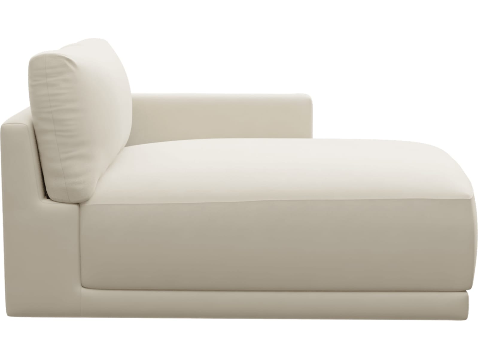 Haven Alpine Mist Right Arm Facing Chaise Module color Alpine Mist