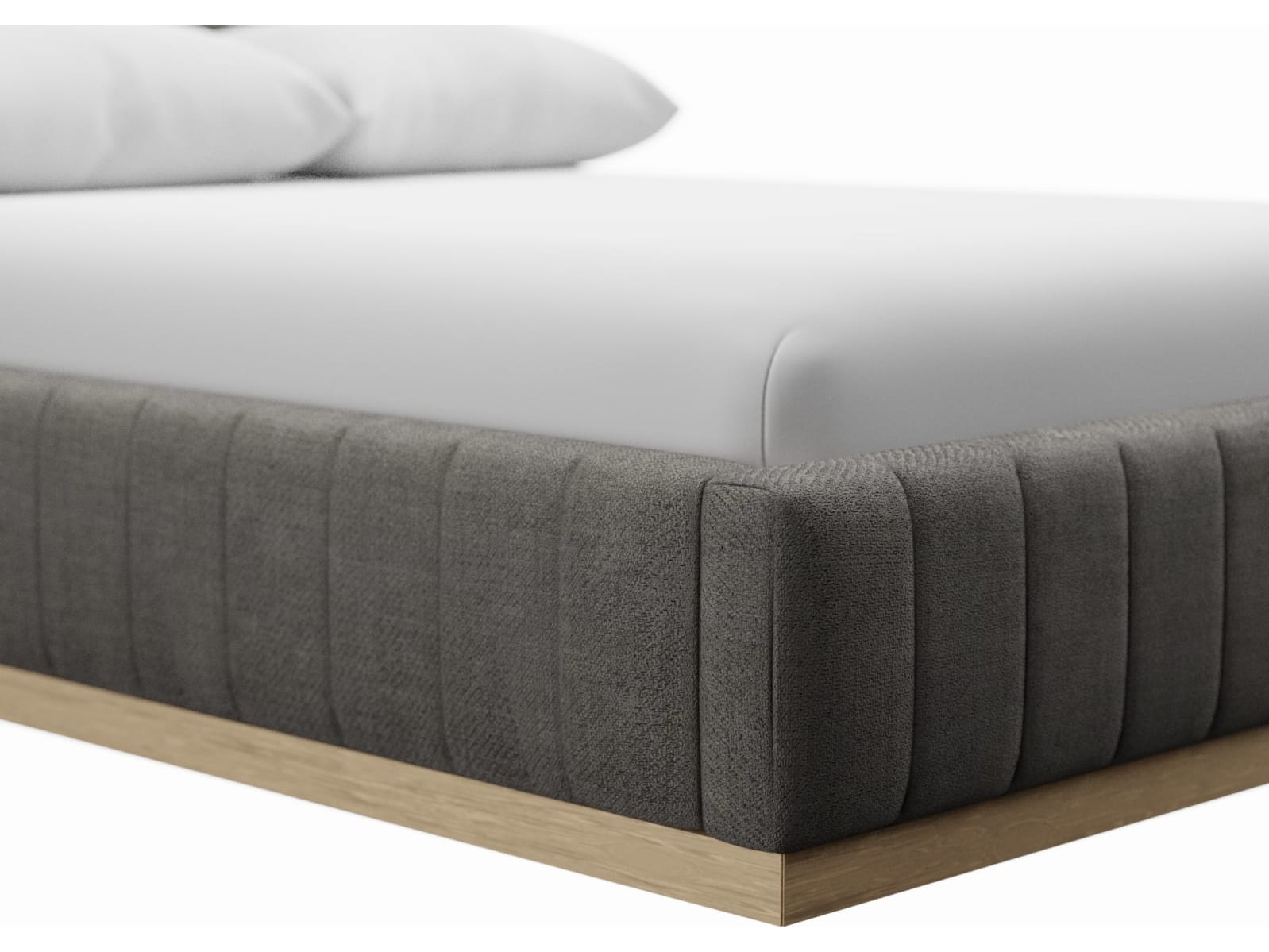 Brentwood Gas Lift Bed Isla Soft Grey color Isla Soft Grey