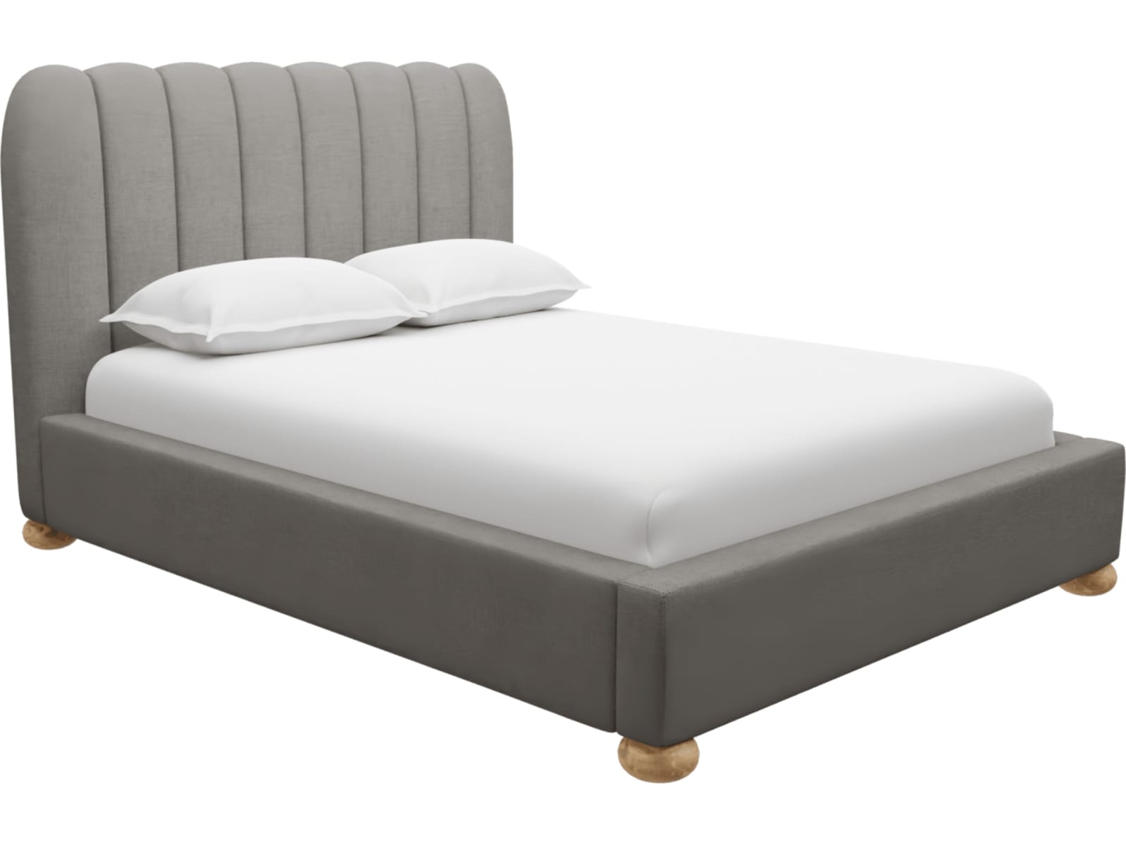Maeve Bed Isla Soft Grey color Isla Soft Grey