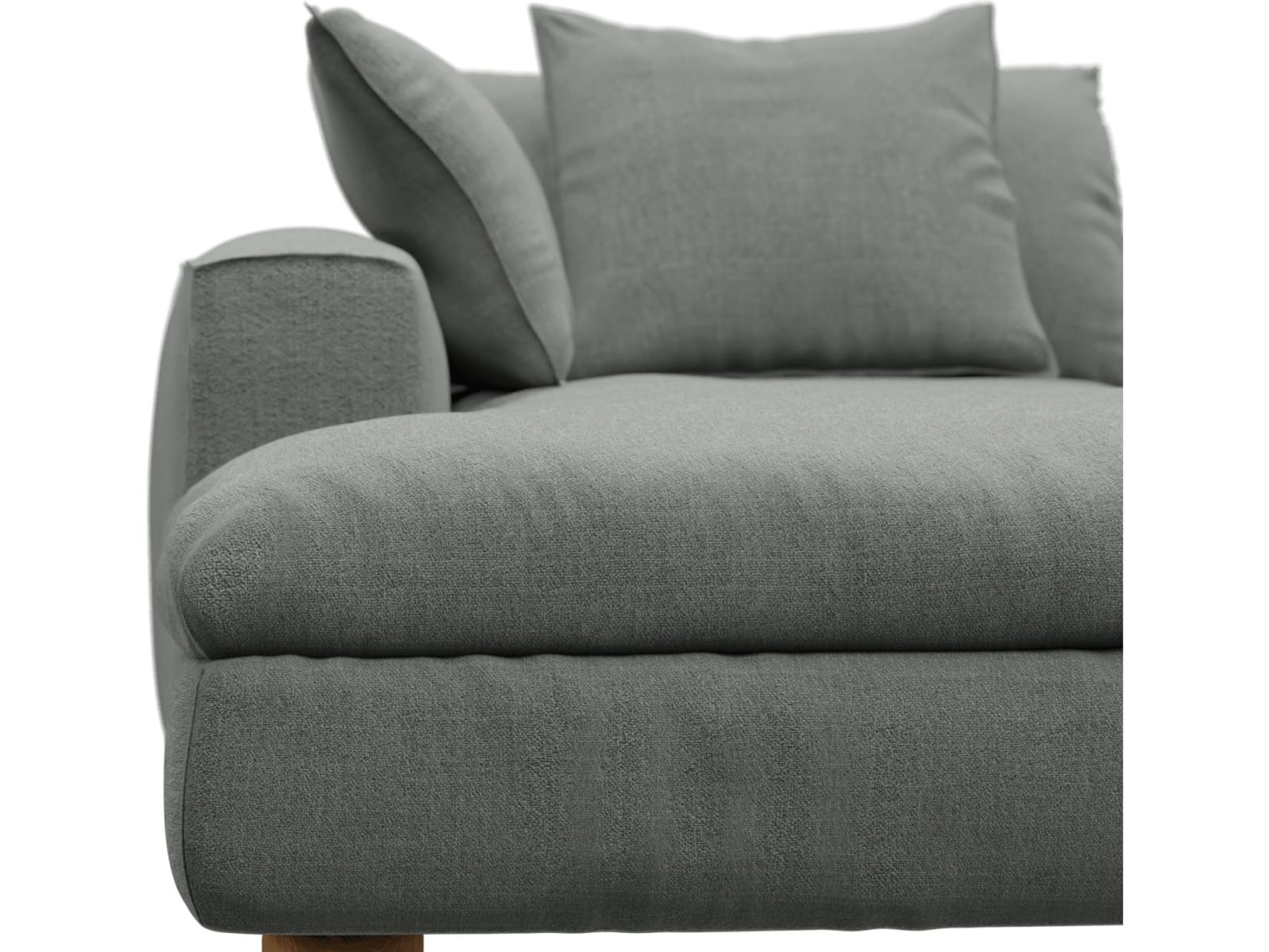 Tully Tribute Storm Chaise Left Arm Facing Module color Tribute Storm