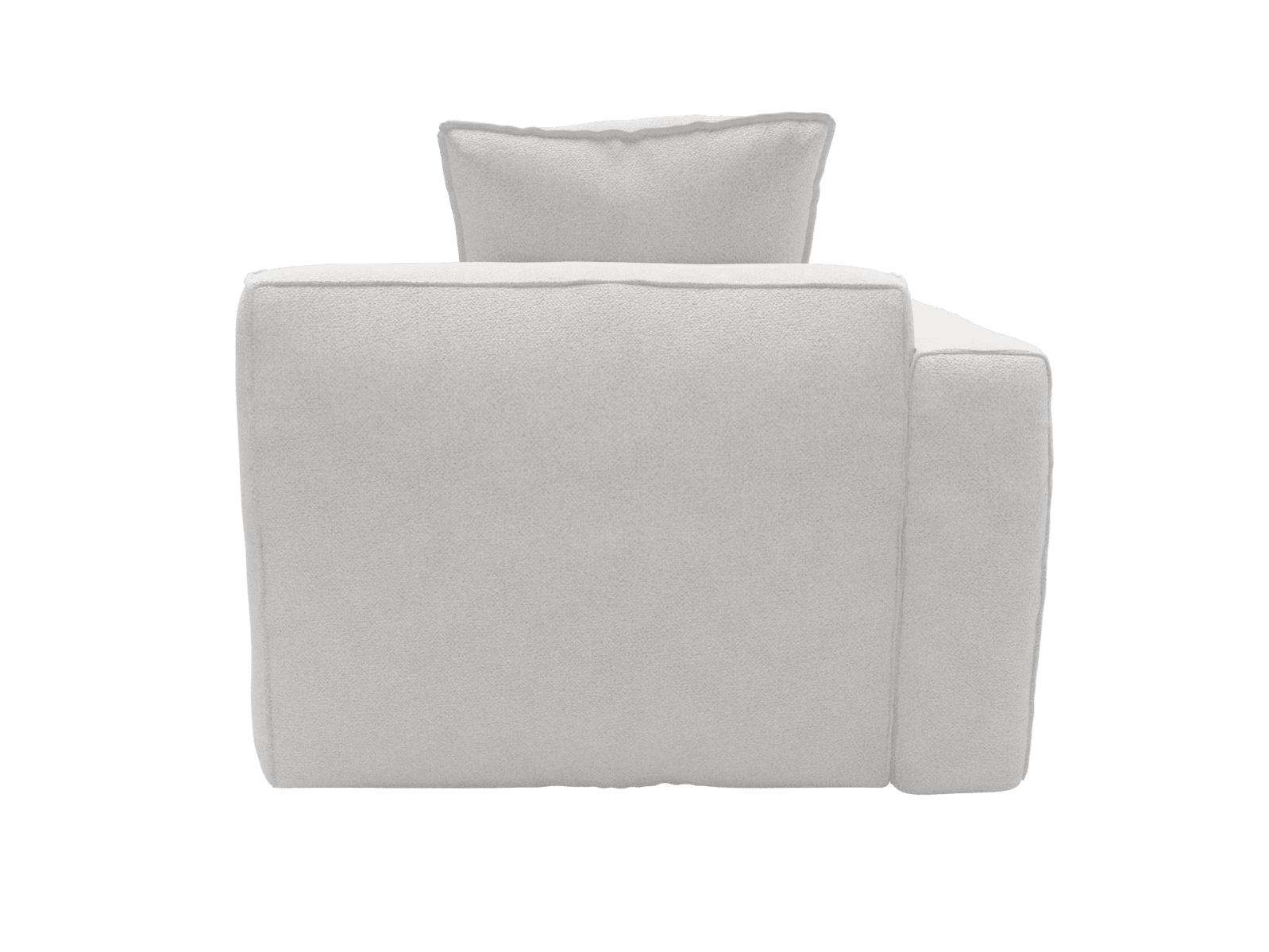 Riley Apt Noa Fog Chaise Left Arm Facing Sofa Module color Noa Fog