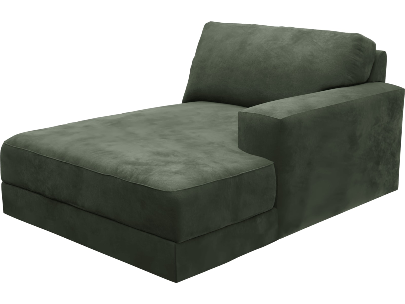 Monica Muse Forest Right Arm Facing Chaise Module color Muse Forest