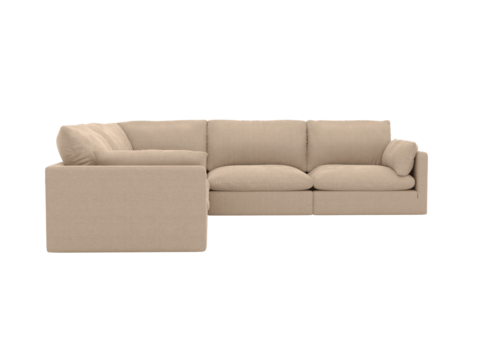 Willow Muse Driftwood Corner Sofa - 5 Seater color Muse Driftwood