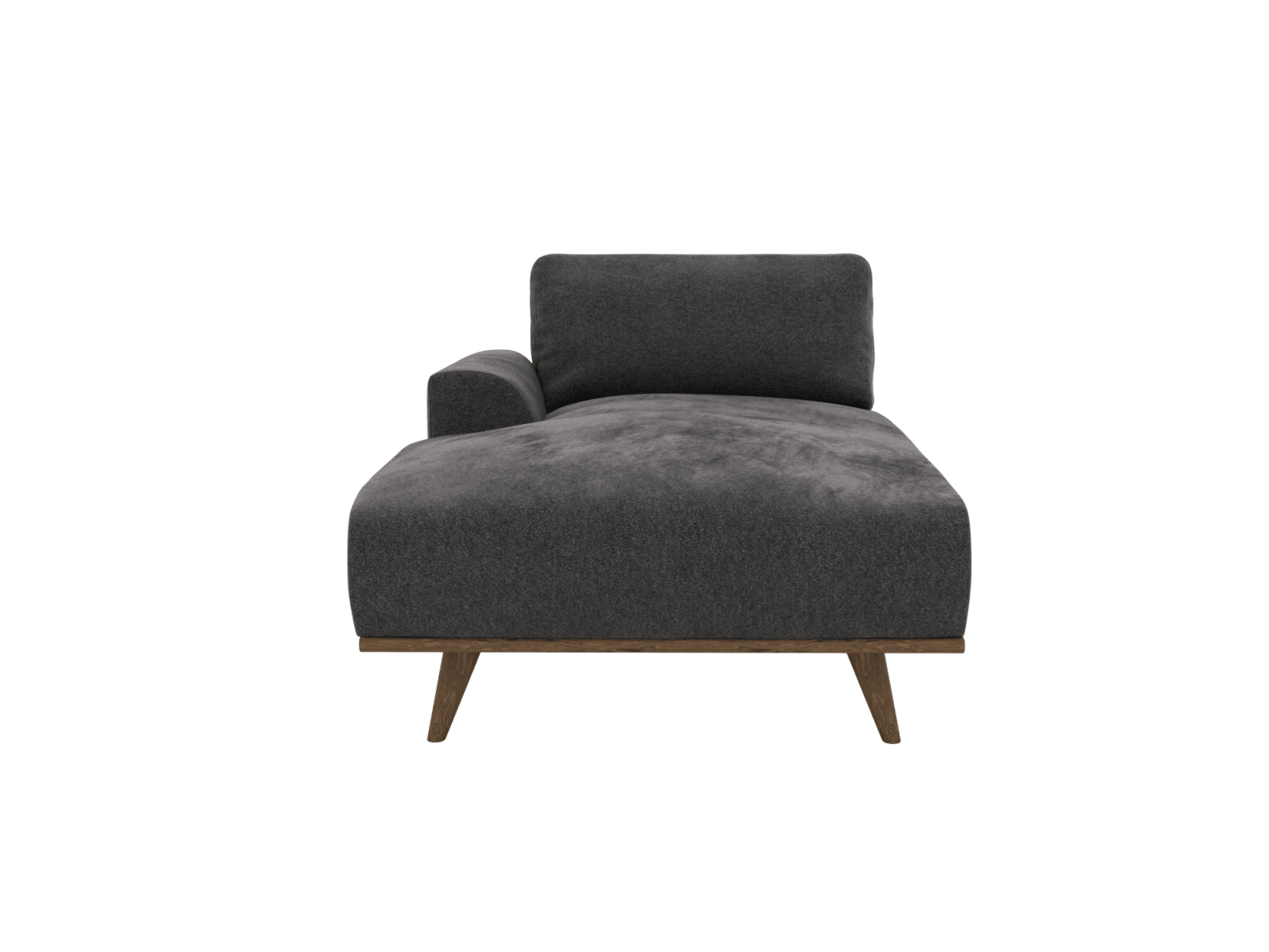 Dane California Charcoal Chaise Left Arm Facing Sofa Module color California Charcoal