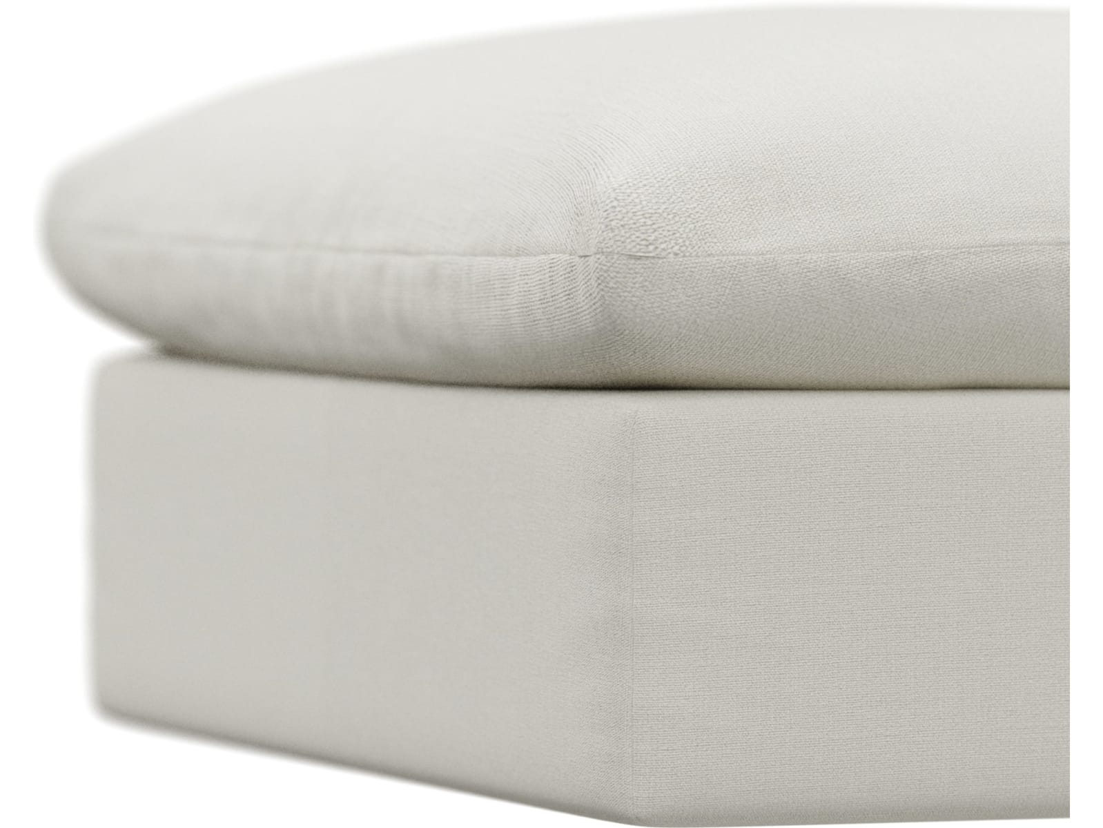 Willow Tribute Shell Ottoman color Tribute Shell