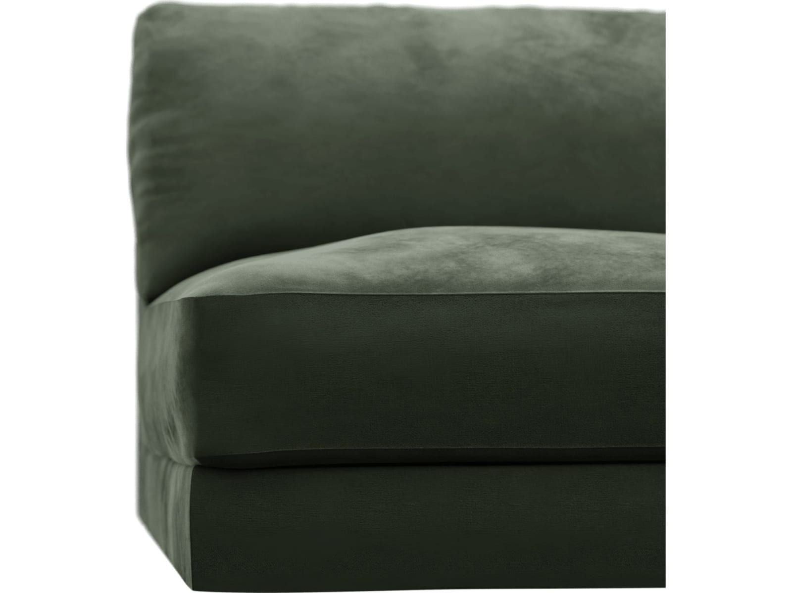 Monica Muse Forest Right Arm Facing Chair Module color Muse Forest
