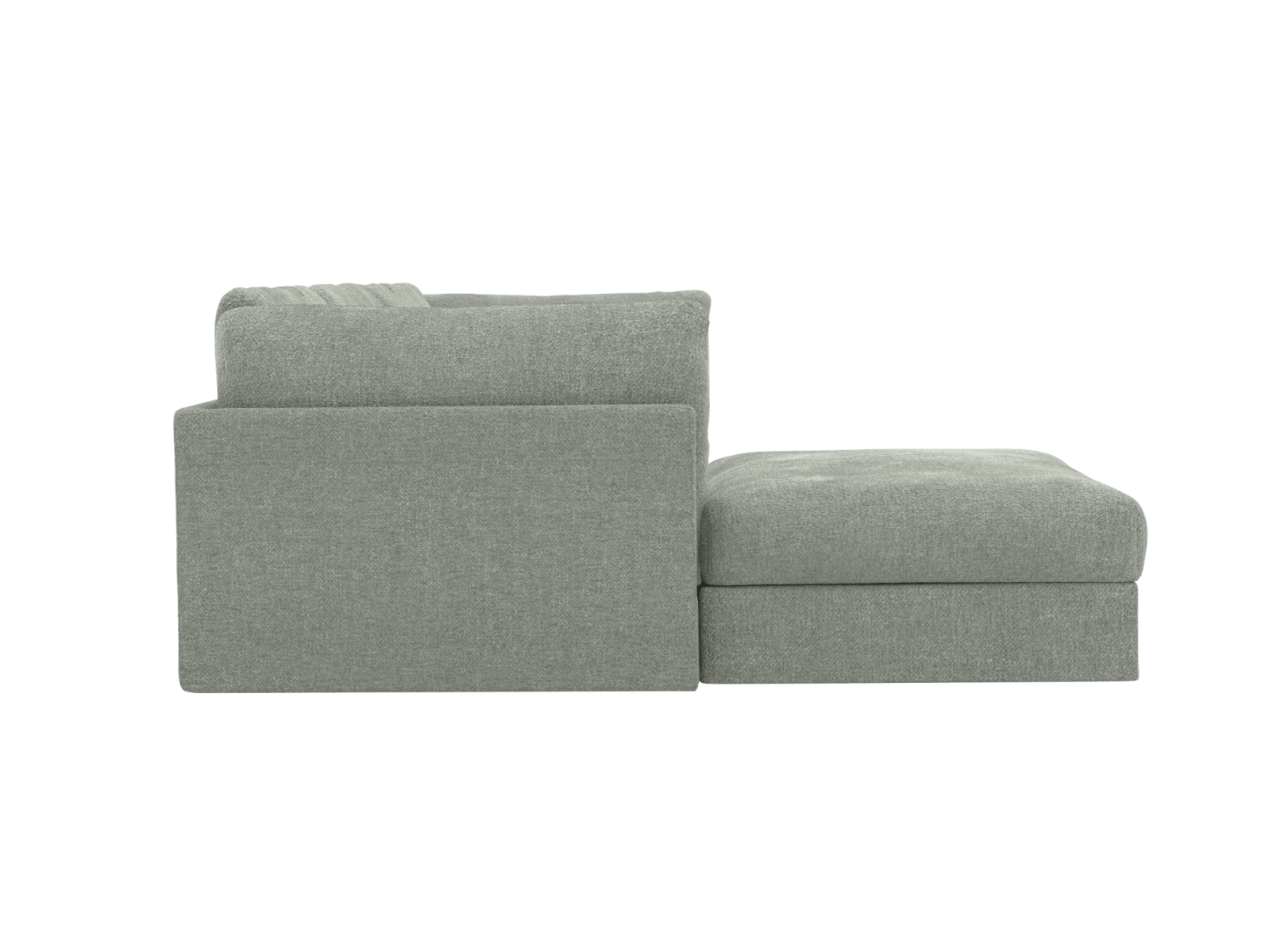 Finley Avon Sage Modular Sofa - 3 Seater and Ottoman color Avon Sage