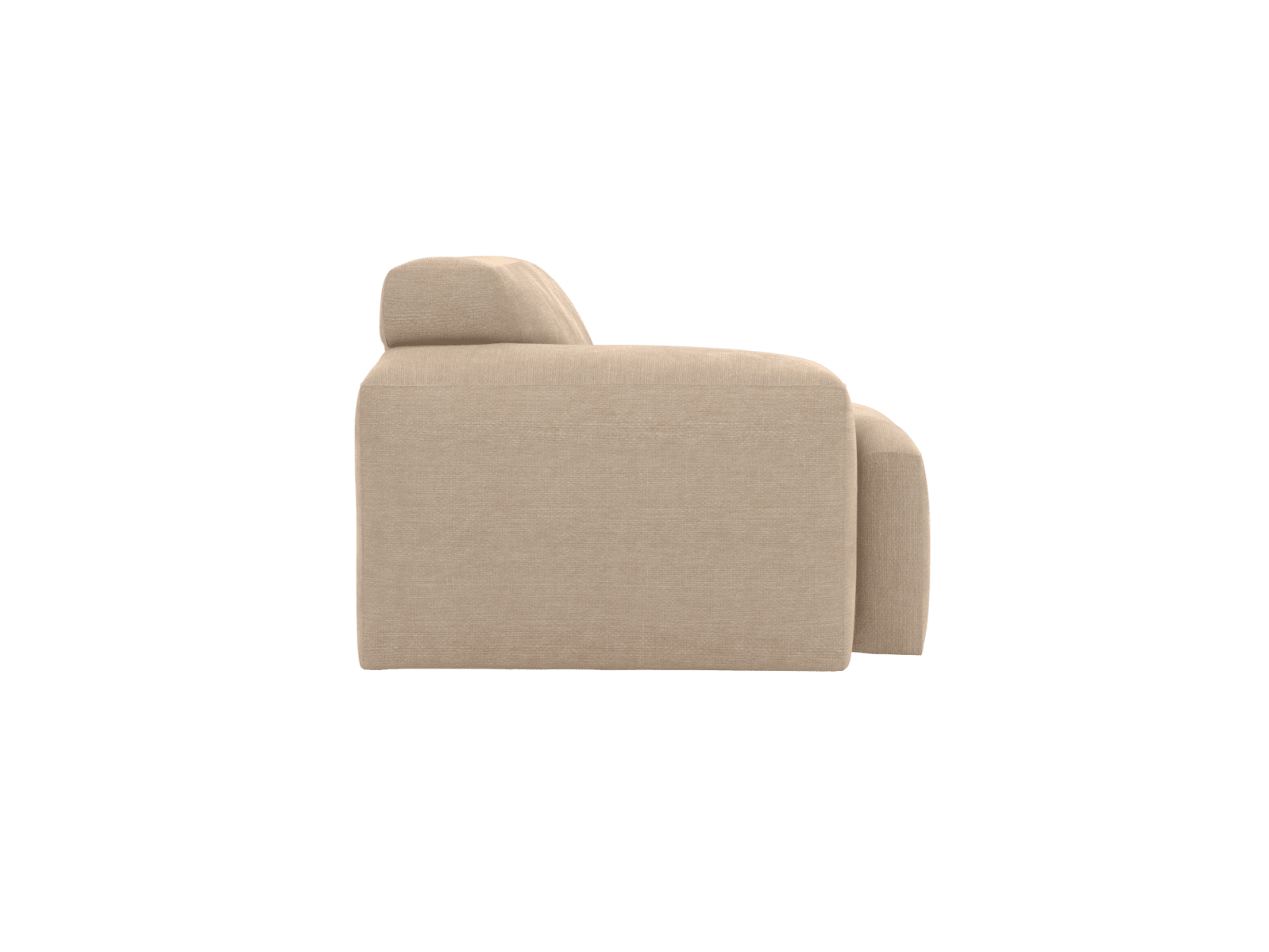 Copenhagen Muse Driftwood Left Arm Facing Sofa Module color Muse Driftwood