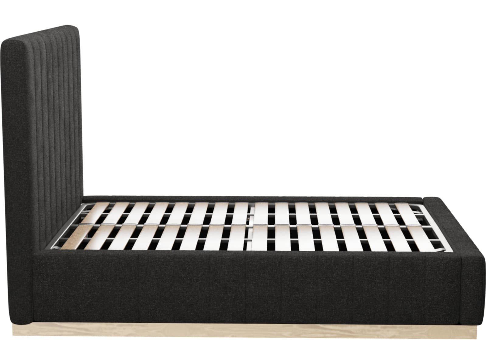 Brentwood Gas Lift Bed California Charcoal color California Charcoal