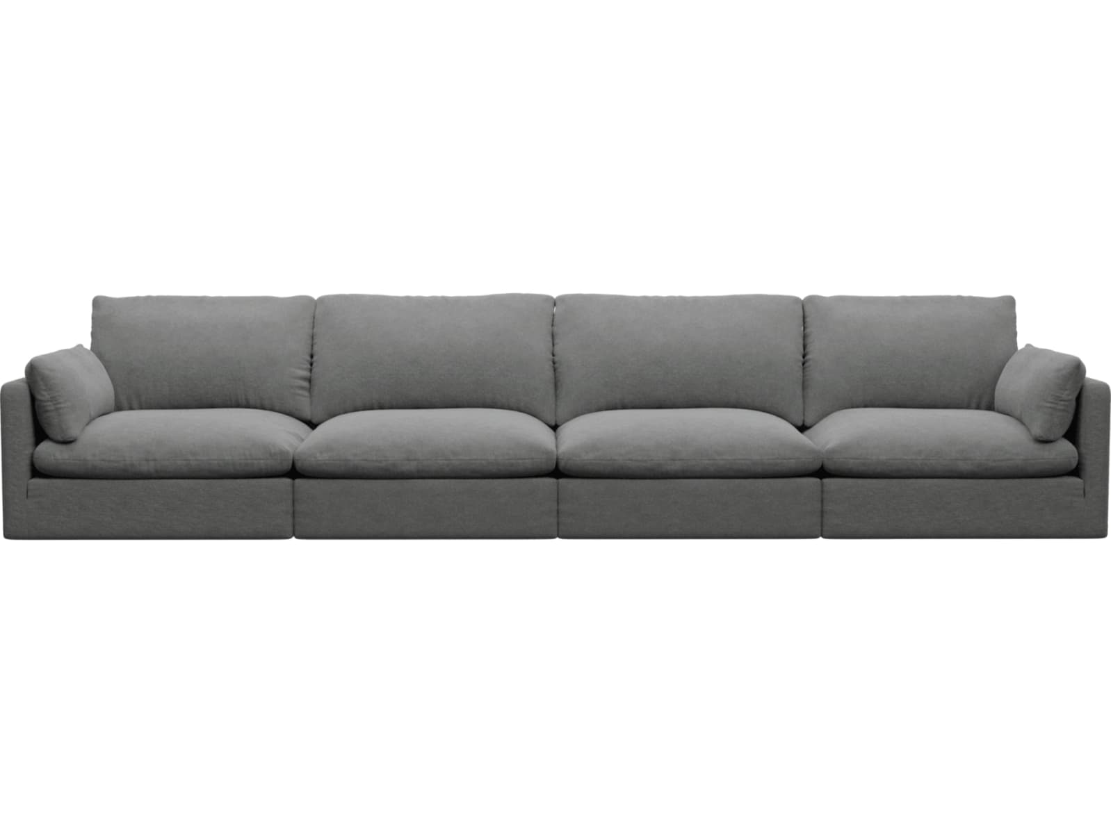 Willow Maya Flint Modular Sofa - 4 Seater color Maya Flint