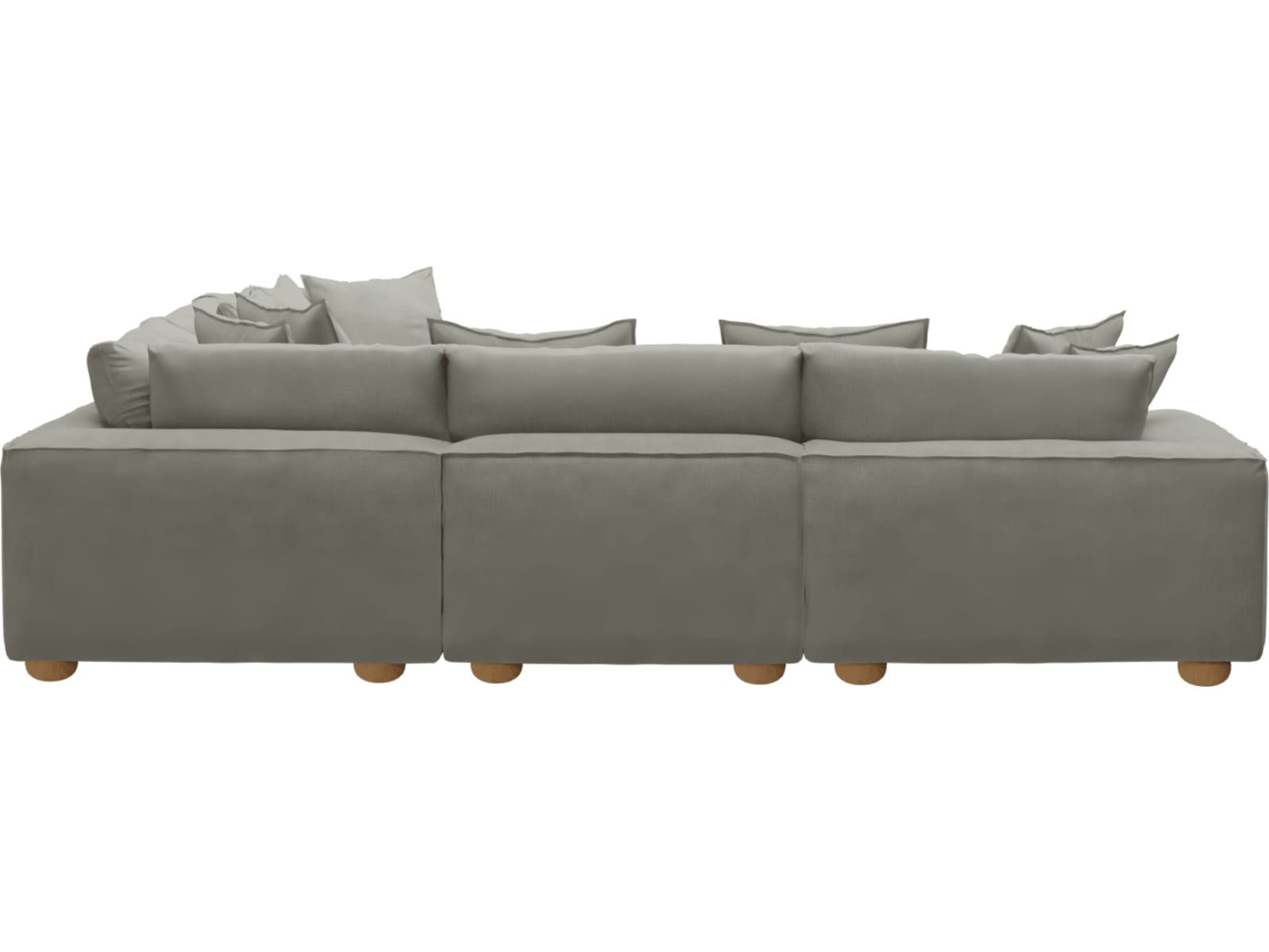 Tully Toorak Pebble Modular Sofa - 5 Piece color Toorak Pebble
