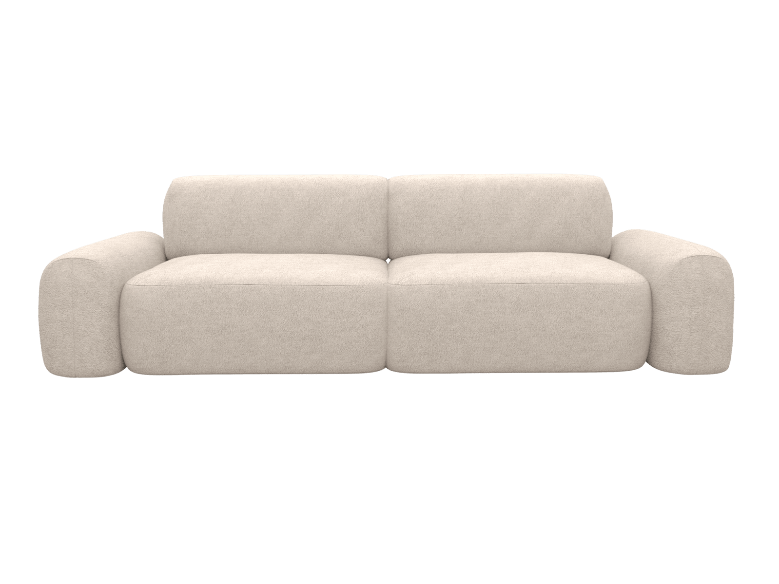 Beckett Noa Desert Modular Sofa - 2 Seater color Noa Desert