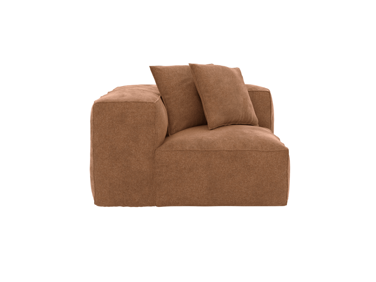 Riley Tribute Chestnut Corner Sofa Module color Tribute Chestnut