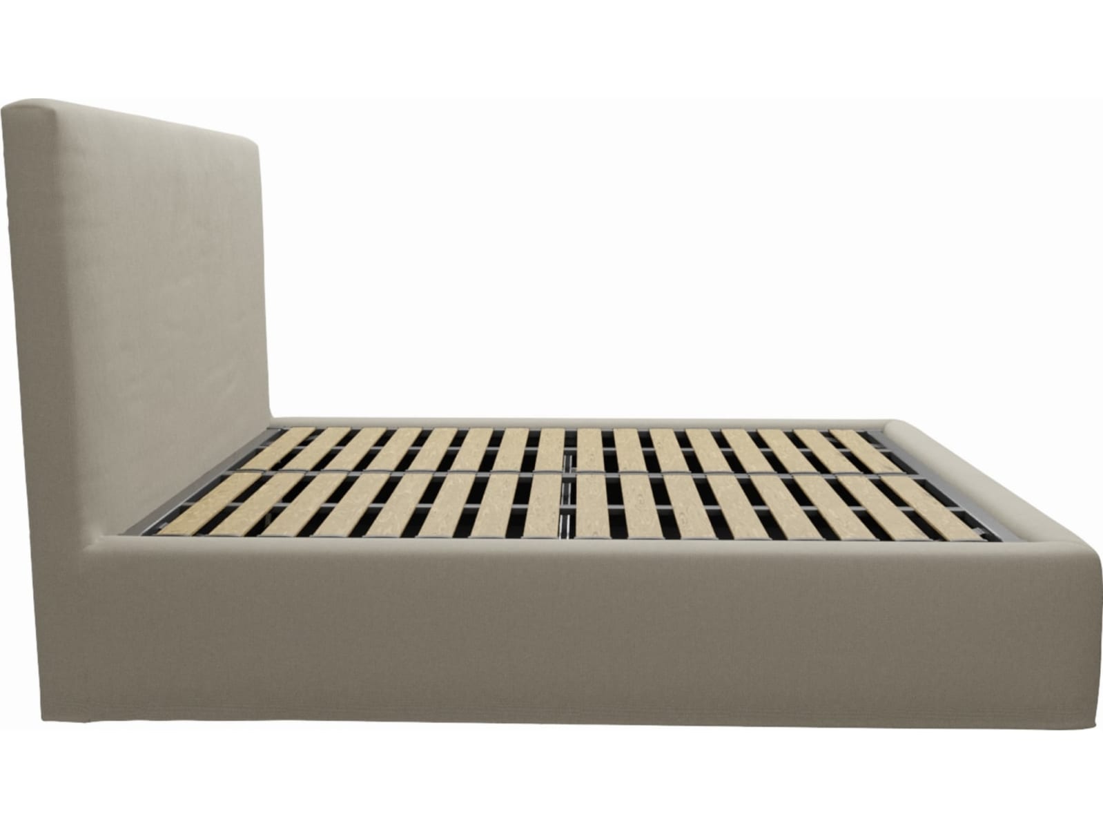 Willow Gas Lift Bed Plaza Natural color Plaza Natural