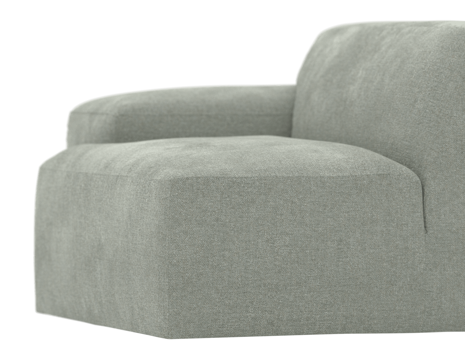 Copenhagen Avon Sage Left Arm Facing Sofa Module color Avon Sage