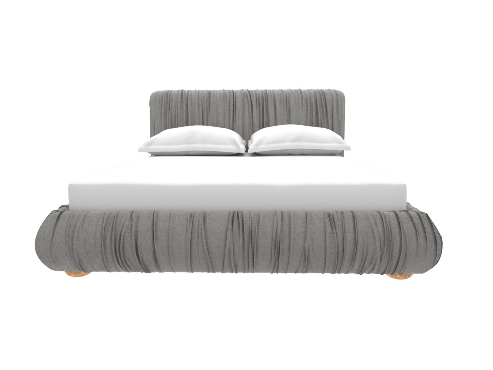 Gracie Bed Frame Toorak Pebble color Toorak Pebble