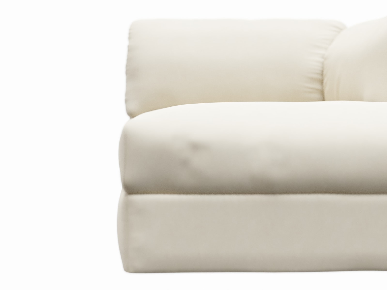 Finley Alpine Mist Right Arm Facing Chaise Module color Alpine Mist