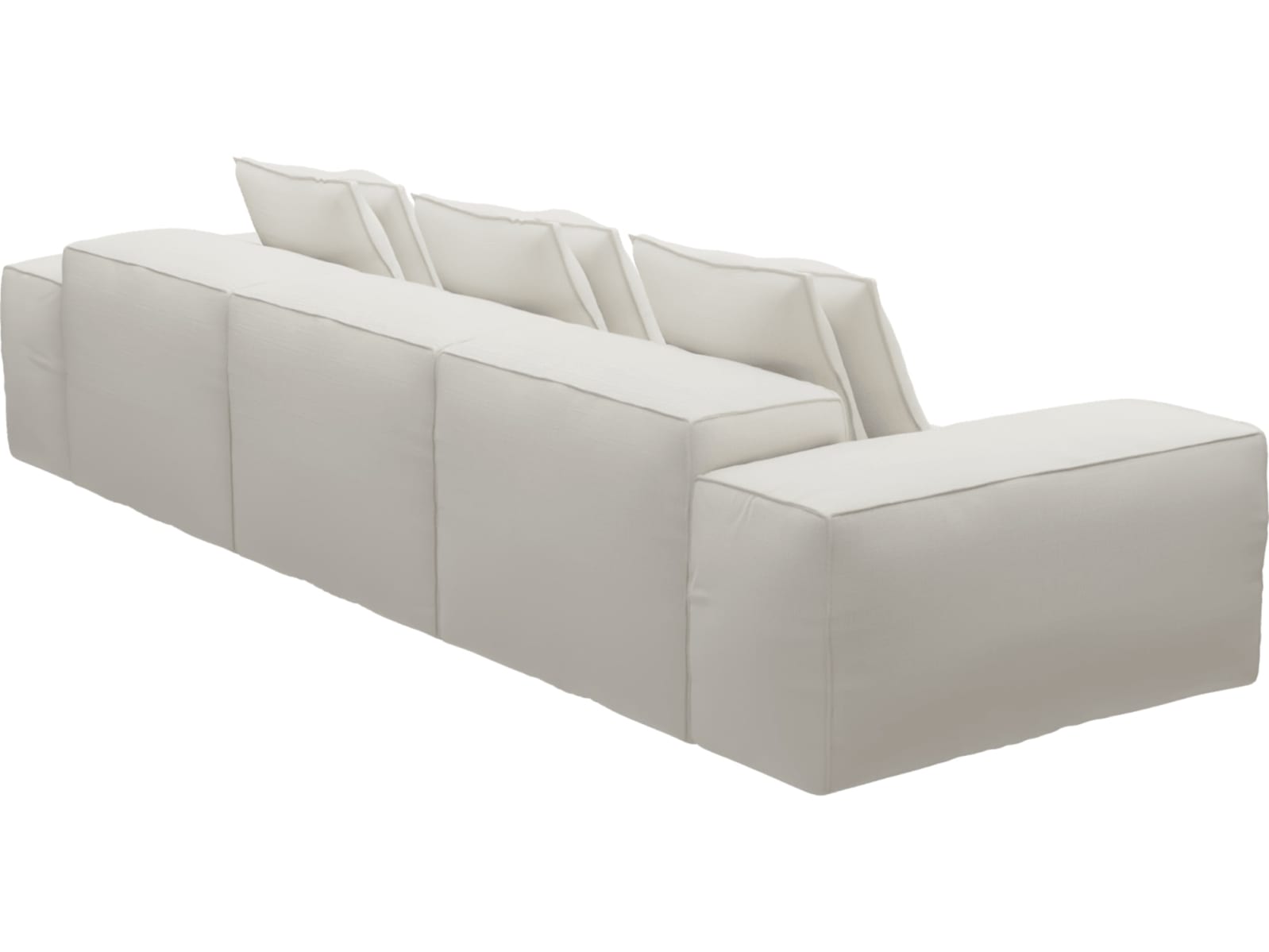Riley Tribute Ice Modular Sofa - 3 Seater color Tribute Ice
