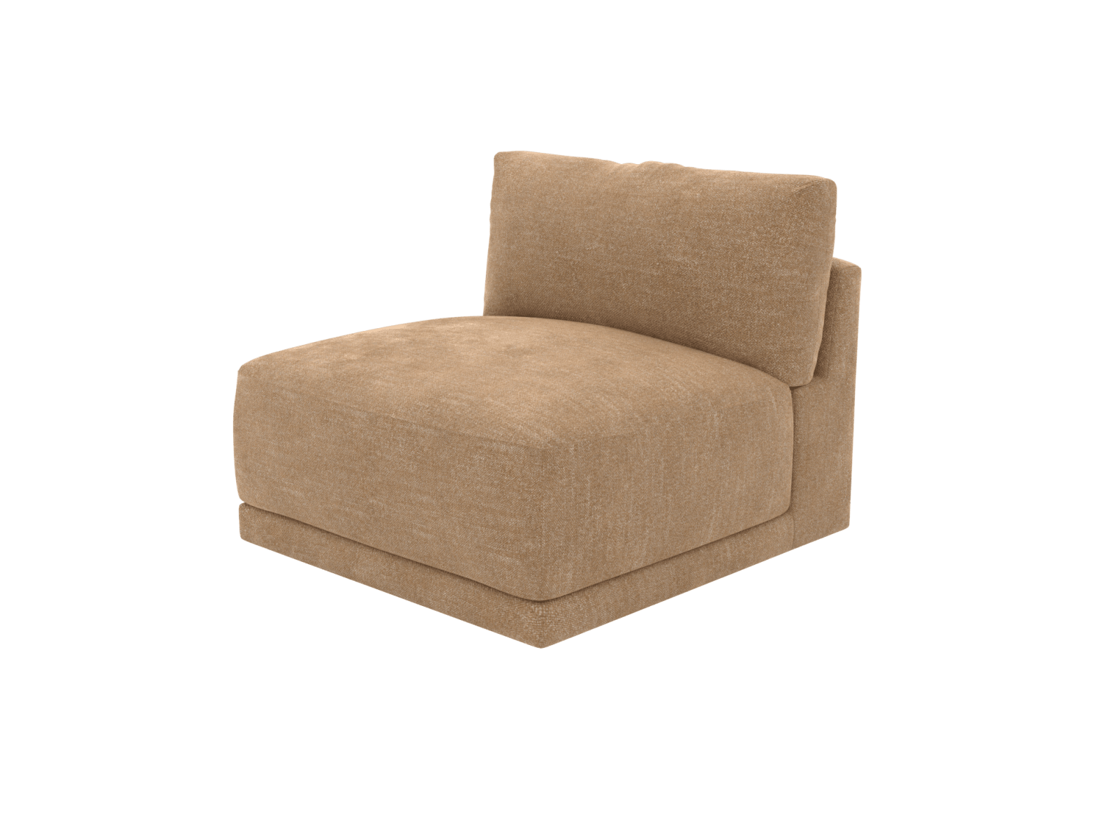 Haven Avon Honey 1 Seater Armless Sofa Module color Avon Honey