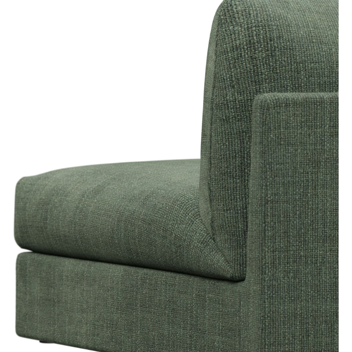 Finley Tribute Dark Jade Right Arm Facing Sofa Chair Module color Tribute Dark Jade