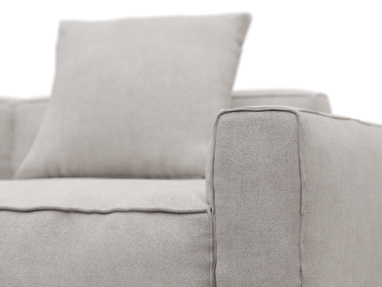 Riley Apt Avon Mineral Sofa - 3 Seater Chaise color Avon Mineral