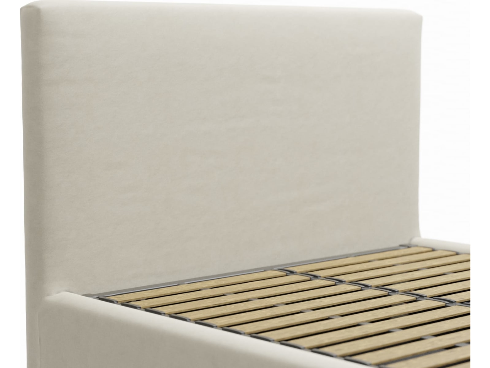 Willow Gas Lift Bed Muse Flax color Muse Flax