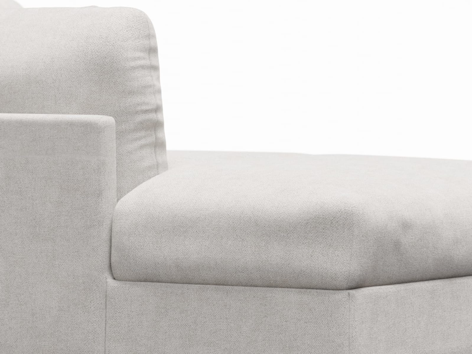 Finley Avon Mineral Left Arm Facing Chaise Module color Avon Mineral