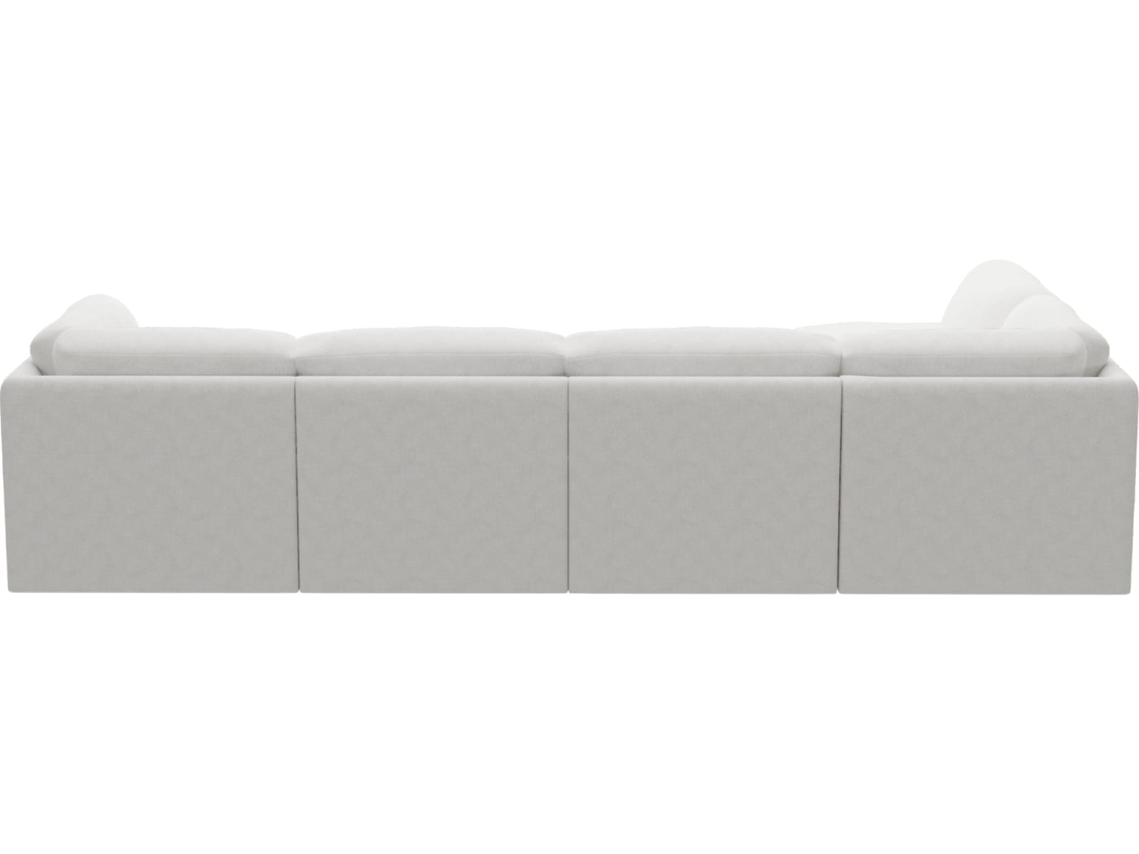 Emily Modular Sofa Noa Fog - 6 Piece color Noa Fog